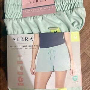 Serra Light Green Women's Lounge Shorts
